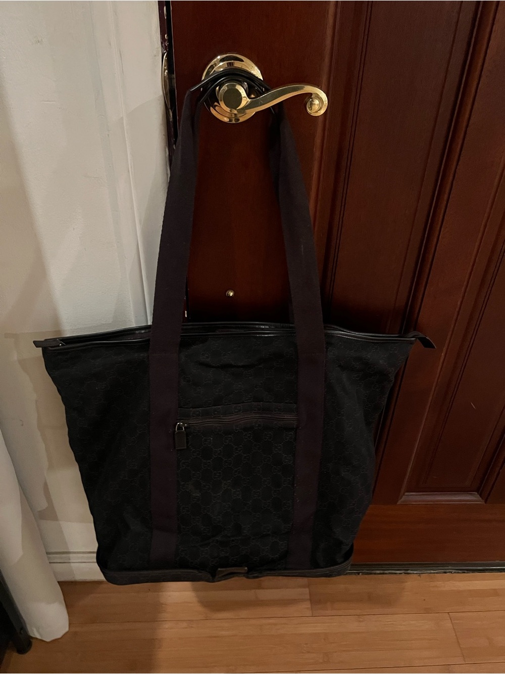 GUCCI CANVAS TOTE TRAVEL BAG
